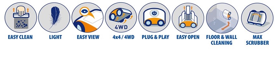 robot piscine track 4x4